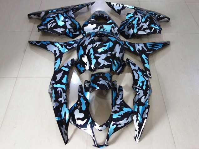 Discount 2009-2012 White Blue Camouflage Honda CBR600RR Motorcycle Fairings Canada