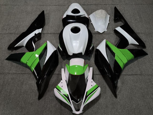 Discount 2007-2008 White Green Glossy Black Honda CBR600RR Motorcycle Fairings Canada