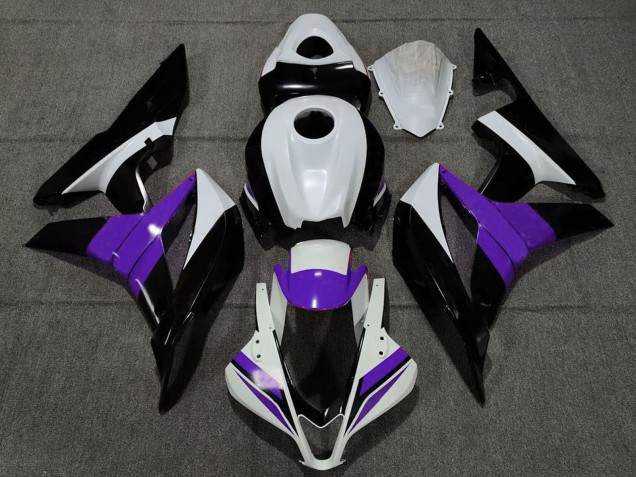 Discount 2007-2008 White Purple Glossy Black Honda CBR600RR Motorcycle Fairings Canada
