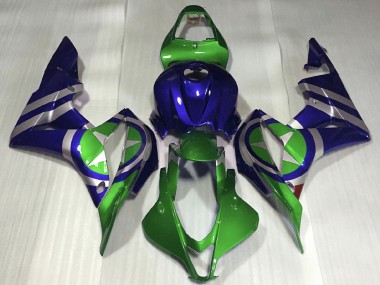 Discount 2007-2008 Blue Green Silver Captain America Honda CBR600RR Motorcycle Fairings Canada