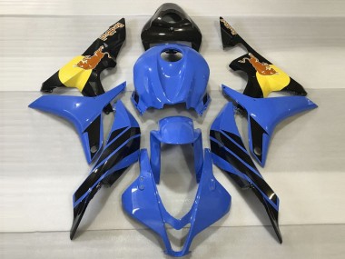 Discount 2007-2008 Blue Yellow Glossy Black Red Bull Honda CBR600RR Motorcycle Fairings Canada