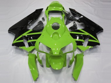 Discount 2003-2004 Green Glossy Black Honda CBR600RR Motorcycle Fairing Kits Canada