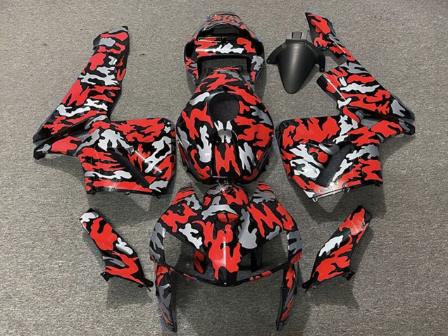 Discount 2005-2006 Camouflage Red Honda CBR600RR Motorcycle Fairings Canada