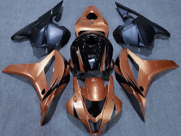 Discount 2009-2012 Candy Orange Glossy Black Honda CBR600RR Motorcycle Fairings Canada