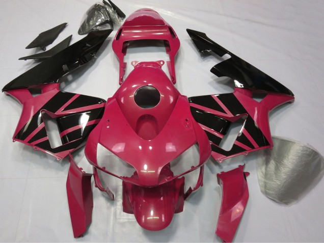 Discount 2003-2004 Red Glossy Black Stripe Honda CBR600RR Motorcycle Fairings Canada