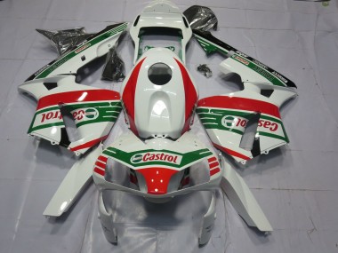 Discount 2003-2004 White Red Green Castrol Honda CBR600RR Motorcycle Fairings Canada