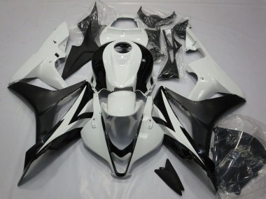 Discount 2007-2008 White Matte Black Honda CBR600RR Motorcycle Fairing Kits Canada