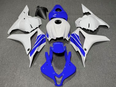 Discount 2009-2012 White Blue Stripe Honda CBR600RR Motorcycle Fairings Canada