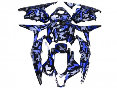 Discount 2009-2012 Blue White Camouflage Honda CBR600RR Motorcycle Fairings Canada