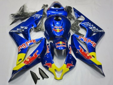 Discount 2007-2008 Blue Yellow Red Bull Honda CBR600RR Motorcycle Fairings Canada