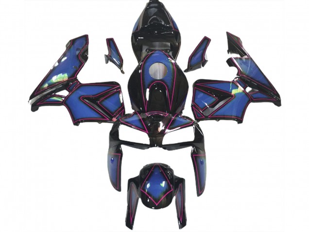 Discount 2005-2006 Deep Blue Pink Outline Honda CBR600RR Motorcycle Fairings Canada