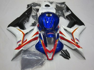 Discount 2007-2008 White Red Blue HRC Honda CBR600RR Motorcycle Fairing Canada