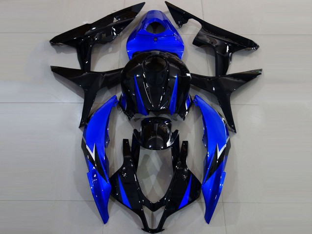 Discount 2007-2008 Blue Glossy Black Honda CBR600RR Motorcycle Fairings Canada