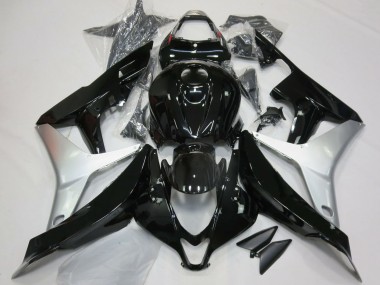 Discount 2007-2008 Silver Glossy Black Honda CBR600RR Motorcycle Fairings Canada
