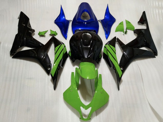 Discount 2007-2008 Blue Green Glossy Black Honda CBR600RR Motorcycle Fairings Canada