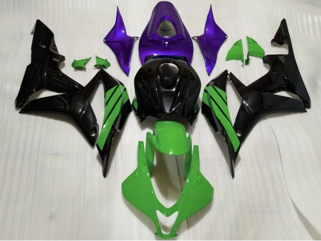 Discount 2007-2008 Purple Green Glossy Black Honda CBR600RR Motorcycle Fairings Canada