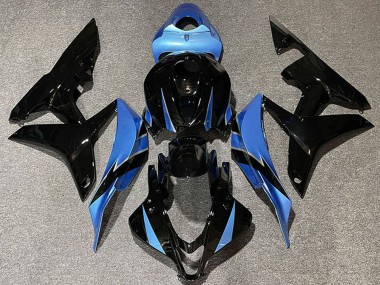 Discount 2007-2008 Light Blue Glossy Black Honda CBR600RR Motorcycle Fairings Canada