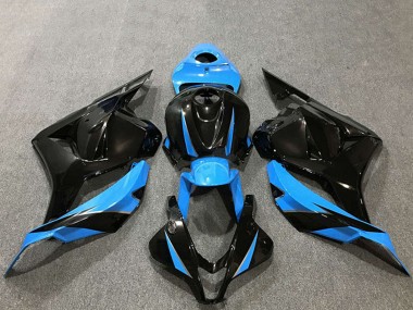 Discount 2009-2012 Sky Blue Glossy Black Honda CBR600RR Motorcycle Fairings Canada