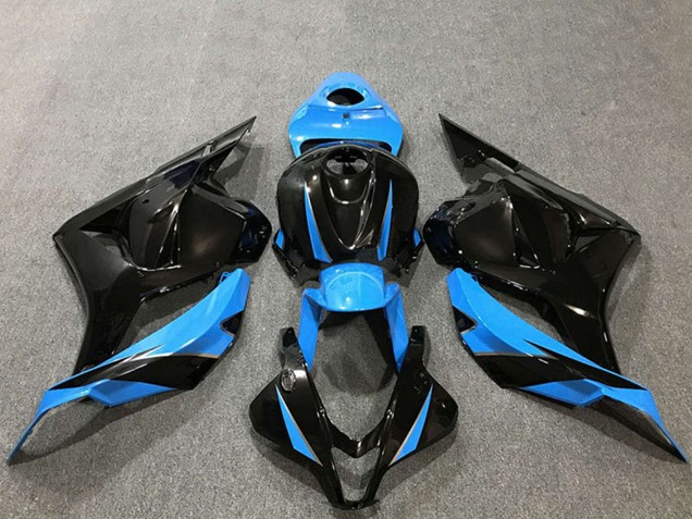 Discount 2009-2012 Sky Blue Glossy Black Honda CBR600RR Motorcycle Fairings Canada