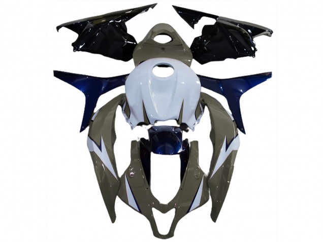 Discount 2009-2012 White Grey Blue Glossy Black Honda CBR600RR Motorcycle Fairings Canada