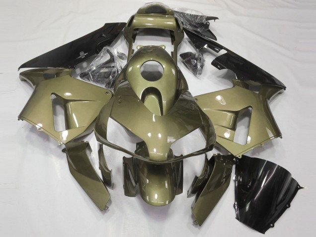 Discount 2003-2004 Olive Glossy Black Honda CBR600RR Motorcycle Fairings Canada