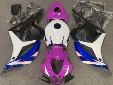 Discount 2009-2012 White Pink Blue Matte Black Honda CBR600RR Motorcycle Fairings Canada
