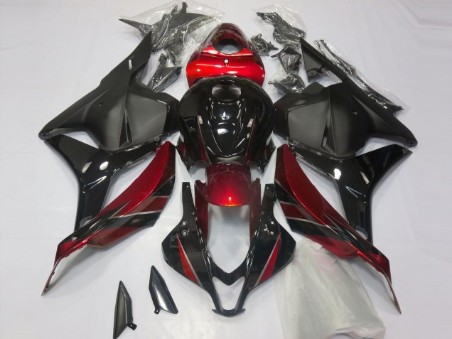 Discount 2009-2012 Red Glossy Black Matte Black Honda CBR600RR Motorcycle Fairings Canada