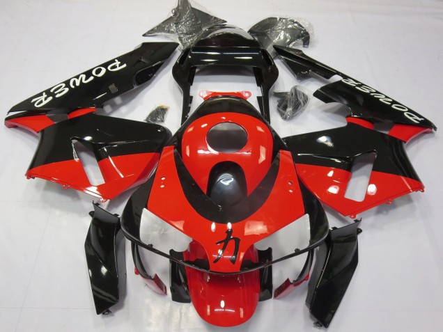 Discount 2003-2004 Red Glossy Black Power Honda CBR600RR Motorcycle Fairings Canada