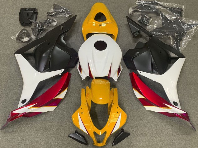 Discount 2009-2012 White Red Yellow Matte Black Honda CBR600RR Motorcycle Fairings Canada