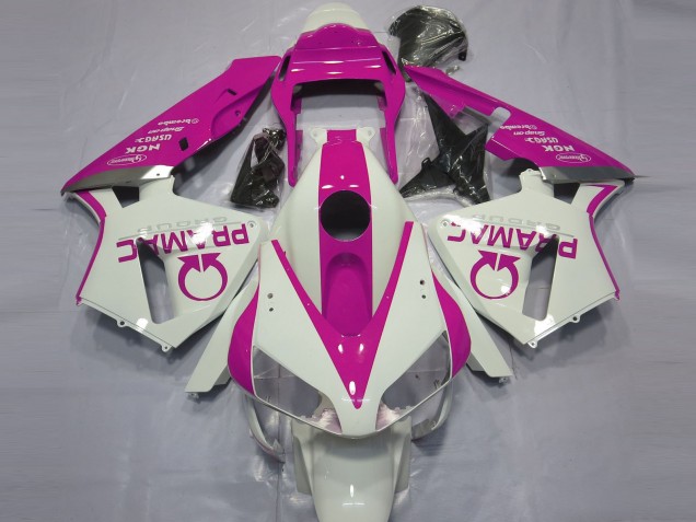 Discount 2003-2004 White Pink Pramac Honda CBR600RR Motorcycle Fairings Canada