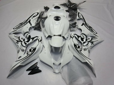 Discount 2007-2008 White Black Honda CBR600RR Motorcycle Fairings Canada