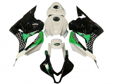 Discount 2009-2012 White Green Glossy Black Splatter Honda CBR600RR Motorcycle Fairings Canada