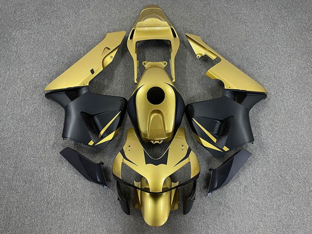 Discount 2003-2004 Gold Matte Black Honda CBR600RR Motorcycle Fairings Canada