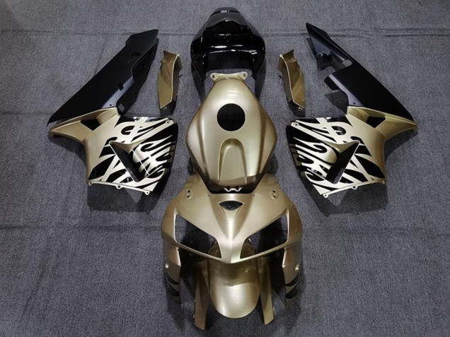 Discount 2005-2006 Gold Black White Honda CBR600RR Motorcycle Fairings Canada