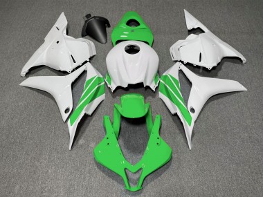Discount 2009-2012 White Green Stripe Honda CBR600RR Motorcycle Fairings Canada