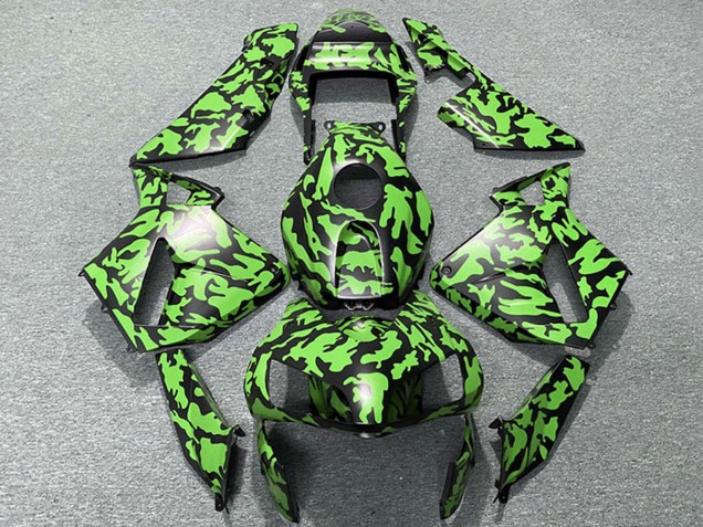 Discount 2003-2004 Green Black Camouflage Honda CBR600RR Motorcycle Fairings Canada