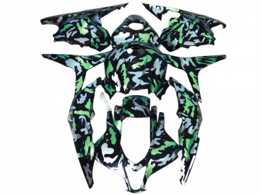 Discount 2009-2012 Green Grey Camouflage Honda CBR600RR Motorcycle Fairings Canada