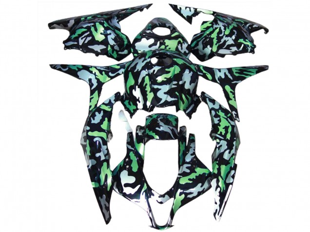 Discount 2009-2012 Green Grey Camouflage Honda CBR600RR Motorcycle Fairings Canada
