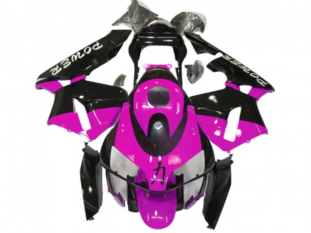 Discount 2003-2004 Hot Pink Glossy Black Power Honda CBR600RR Motorcycle Fairings Canada