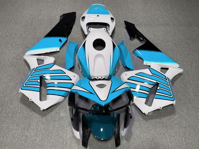 Discount 2005-2006 White Light Blue Wings Honda CBR600RR Motorcycle Fairings Canada