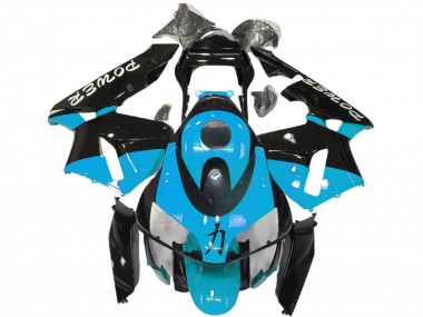 Discount 2003-2004 Light Blue Glossy Black Power Honda CBR600RR Motorcycle Fairings Canada