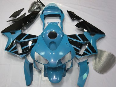Discount 2003-2004 Light Blue Glossy Black Honda CBR600RR Motorcycle Fairings Canada