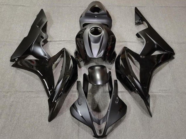 Discount 2007-2008 Glossy Black Matte Black Honda CBR600RR Motorcycle Fairings Canada