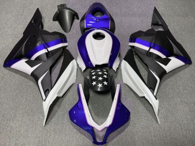 Discount 2009-2012 Dark Blue Matte Black Star Honda CBR600RR Motorcycle Fairings Canada