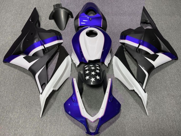 Discount 2009-2012 Dark Blue Matte Black Star Honda CBR600RR Motorcycle Fairings Canada