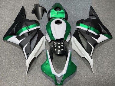 Discount 2009-2012 White Green Matte Black Star Honda CBR600RR Motorcycle Fairings Canada