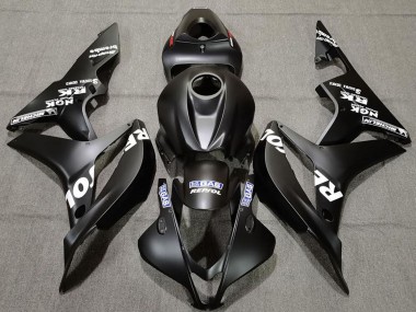 Discount 2007-2008 Matte Black White Repsol Honda CBR600RR Motorcycle Fairings Canada