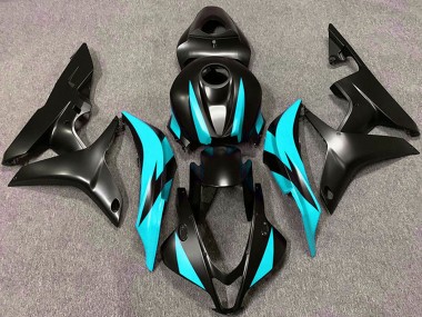 Discount 2007-2008 Cyan Blue Matte Black Honda CBR600RR Motorcycle Fairings Canada
