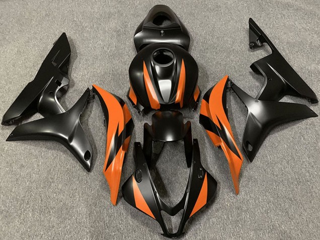 Discount 2007-2008 Orange Matte Black Honda CBR600RR Motorcycle Fairings Canada