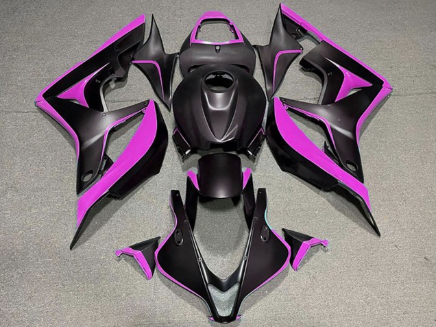 Discount 2007-2008 Pink Matte Black Honda CBR600RR Motorcycle Fairings Canada